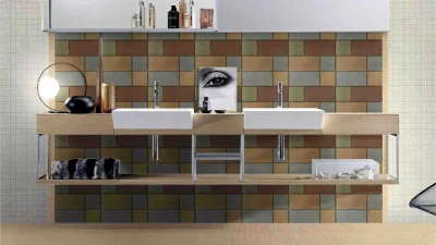 Space-Saving Wall Tiles Solutions for Compact Living Rooms