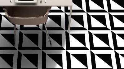 Geometric Tiles: Infusing Contemporary Flair into Interiors