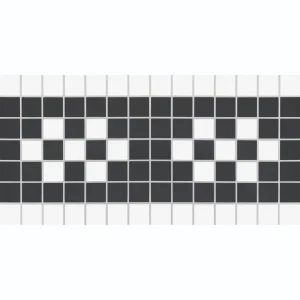 CHECKERS BLACK BORDER
